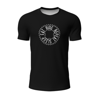 T-shirt Sleep-Eat-Ride 100% coton, unisexe